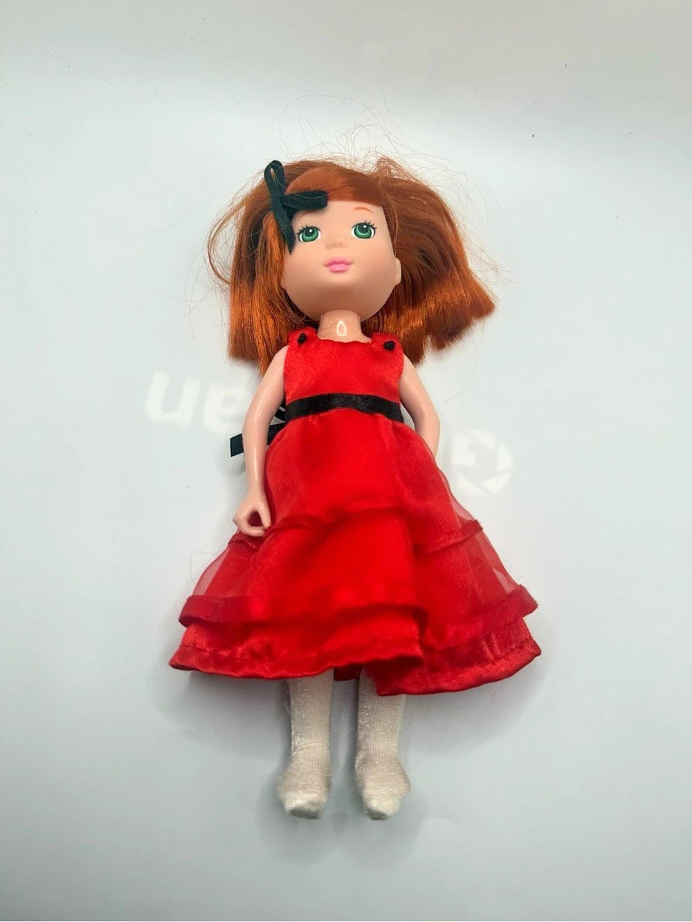 MADELINE 8" Poseable Doll - Red Party Dress 2003 Learning Curve toy